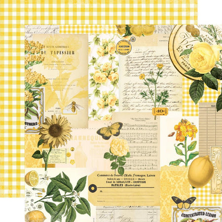 Simple Stories Simple Vintage Essentials Color Palette - Yellow Collage