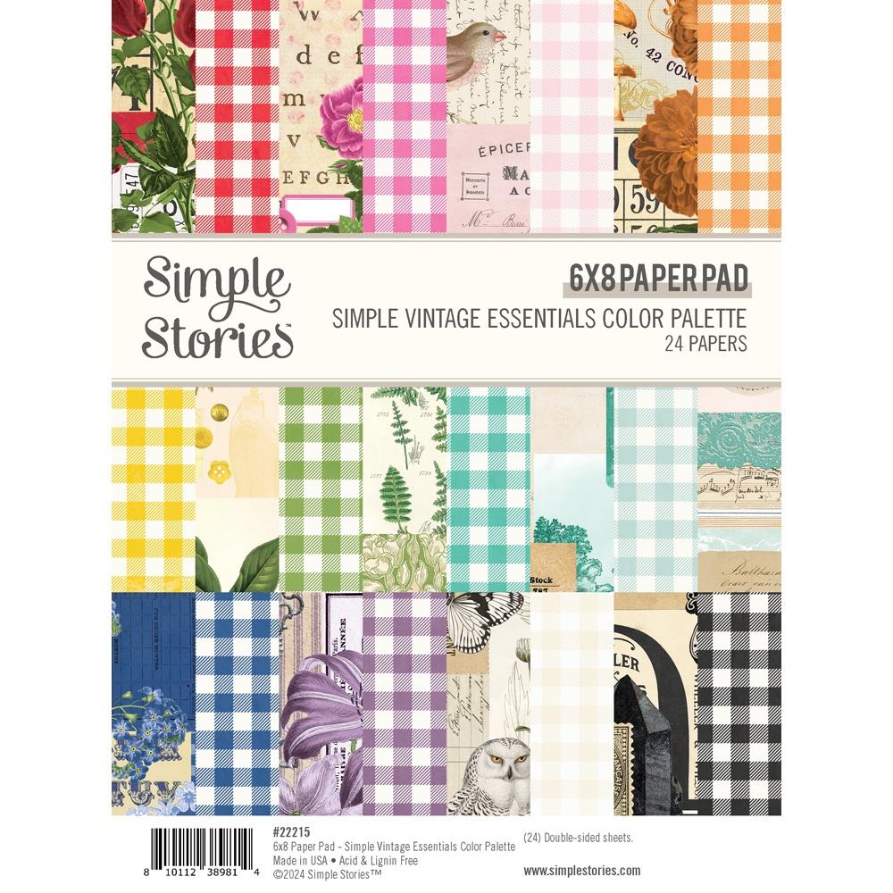 Simple Stories Simple Vintage Essentials Color Palette - 6x8 Paper Pad