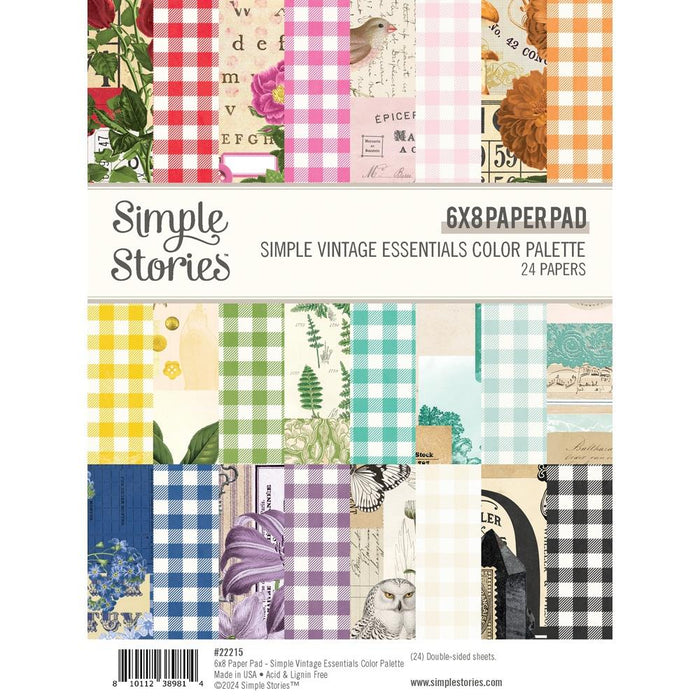Simple Stories Simple Vintage Essentials Color Palette - 6x8 Paper Pad