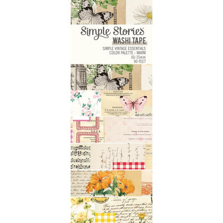 Simple Stories Simple Vintage Essentials Color Palette - Warm Washi Tape