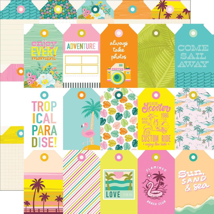 Simple Stories Just Beachy - Tag Elements