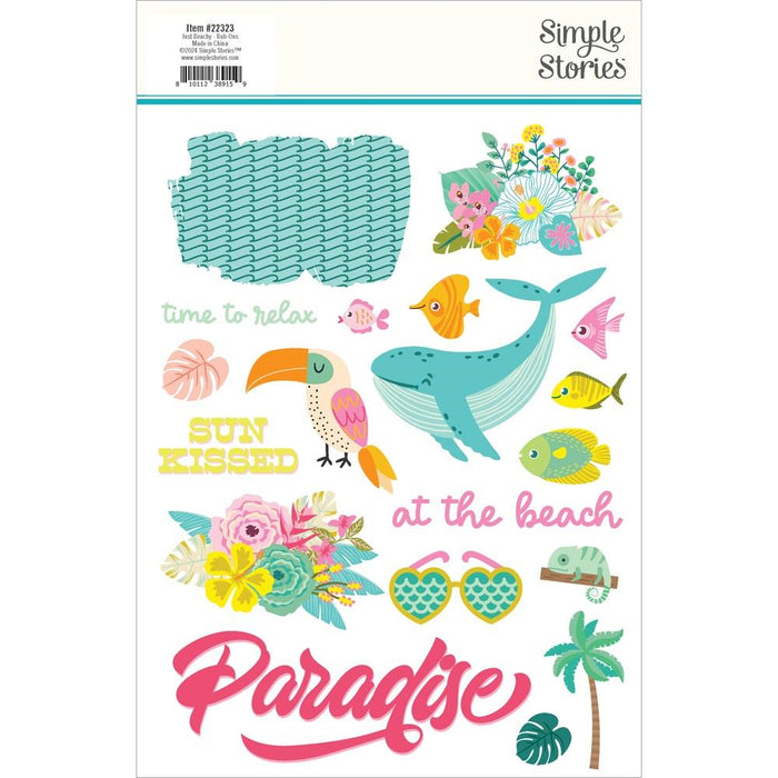 Simple Stories Just Beachy - Rub-Ons