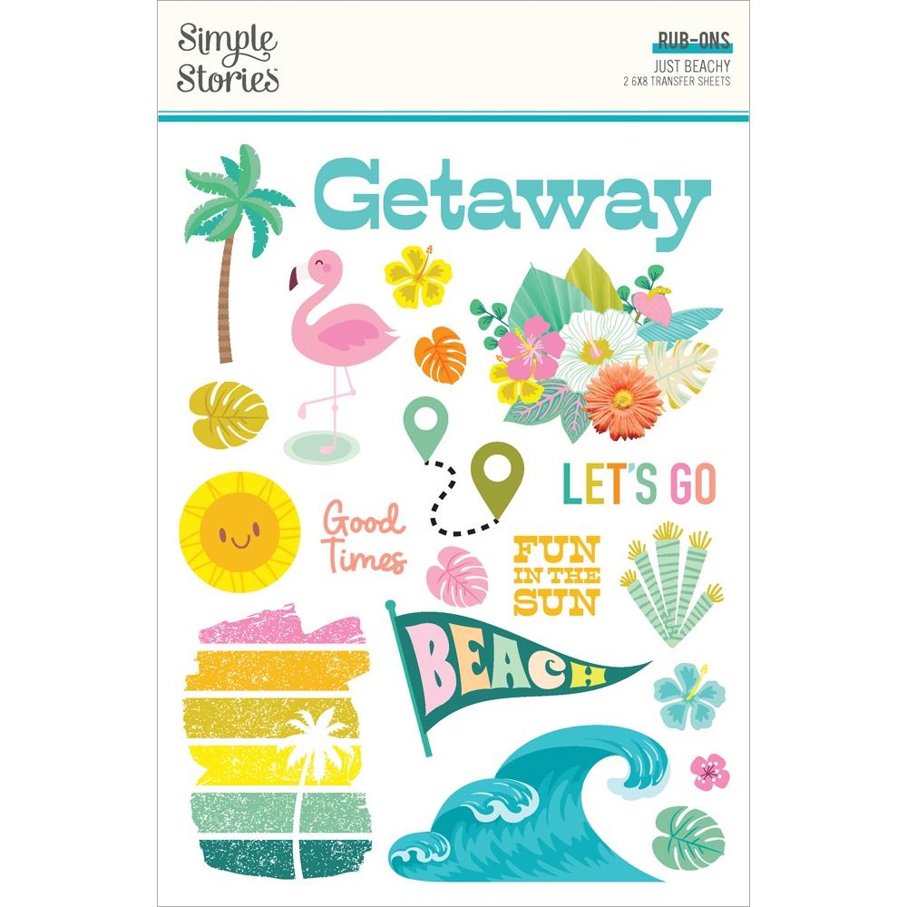 Simple Stories Just Beachy - Rub-Ons