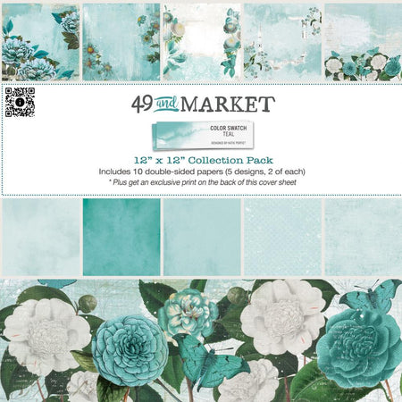 49 & Market Color Swatch Teal - 12x12 Collection Pack