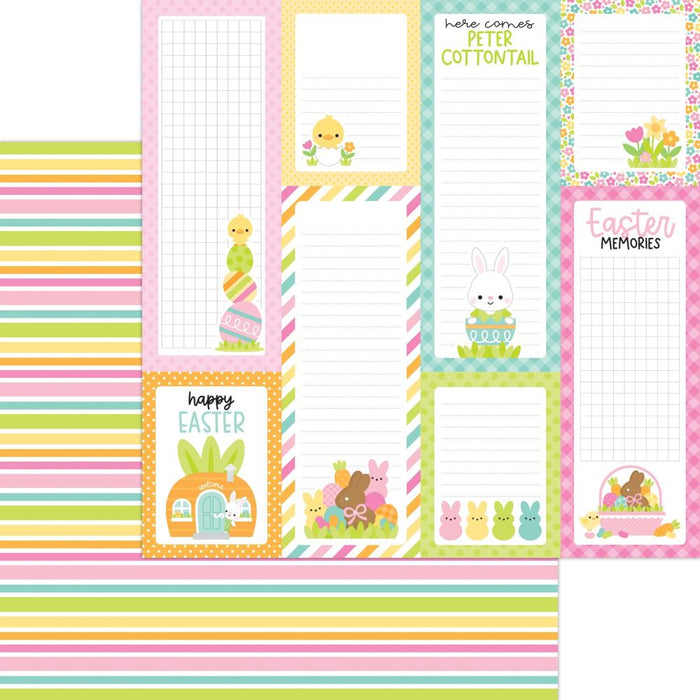 Doodlebug Design Bunny Hop - Springtime Stripe