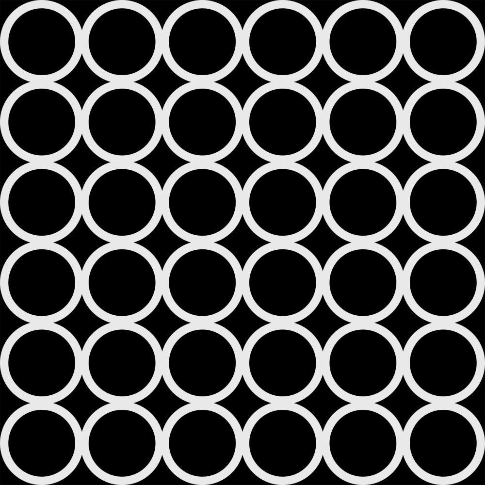 Crafter's Workshop 6x6 Template - Grid Of Rings
