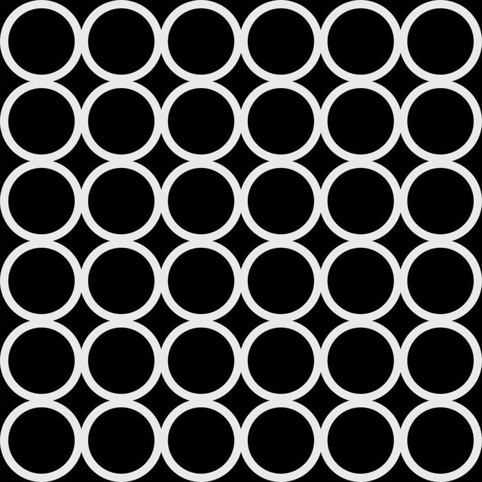 Crafter's Workshop 6x6 Template - Grid Of Rings