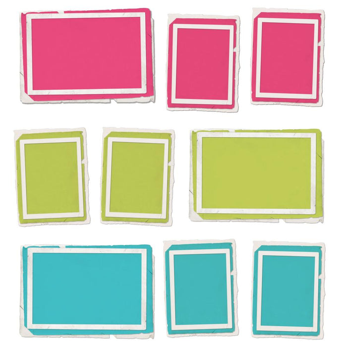 49 & Market Kaleidoscope - Chipboard Set Stacked Frames