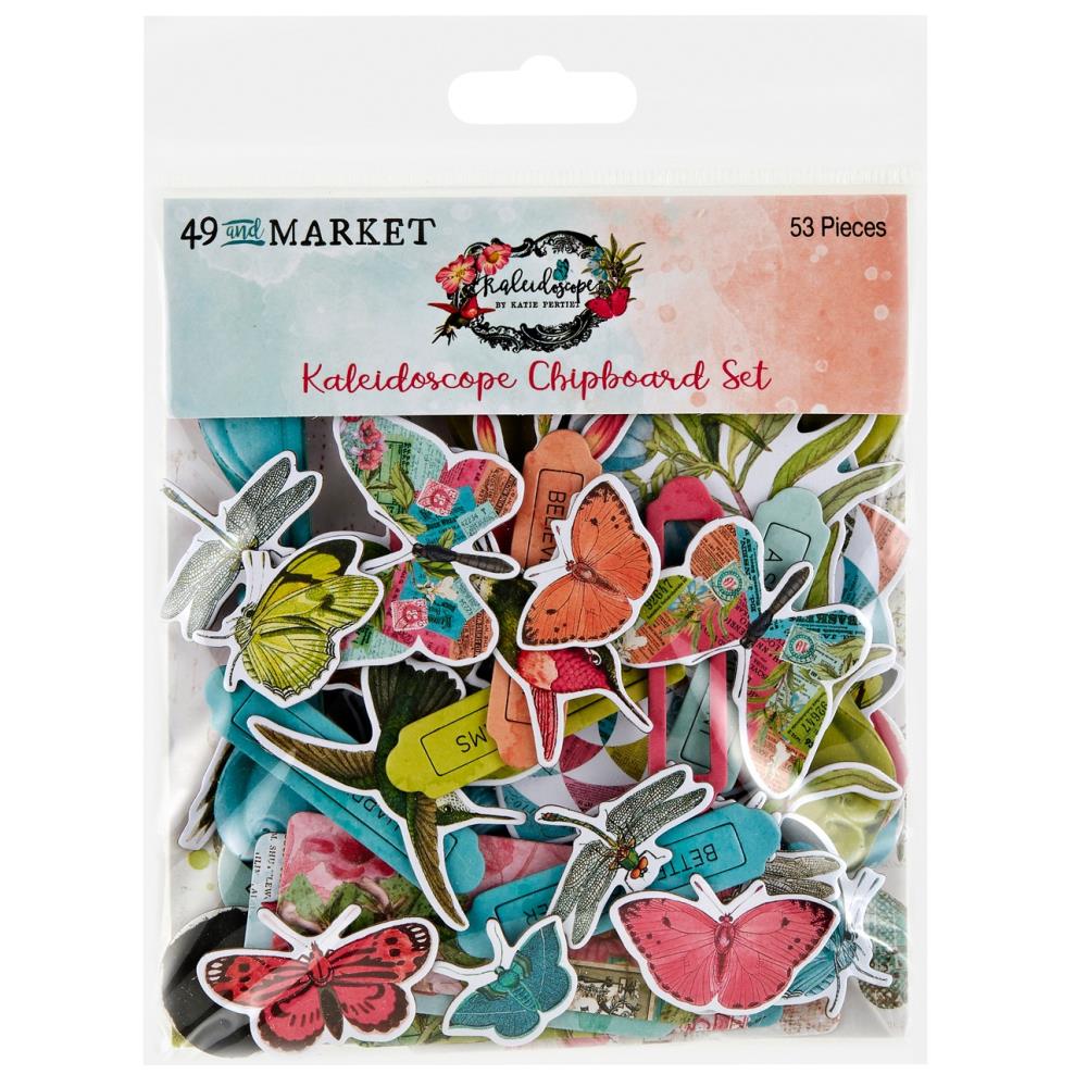 49 & Market Kaleidoscope - Chipboard Set