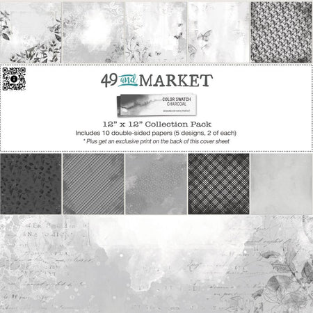 49 & Market Color Swatch Charcoal - 12x12 Collection Pack