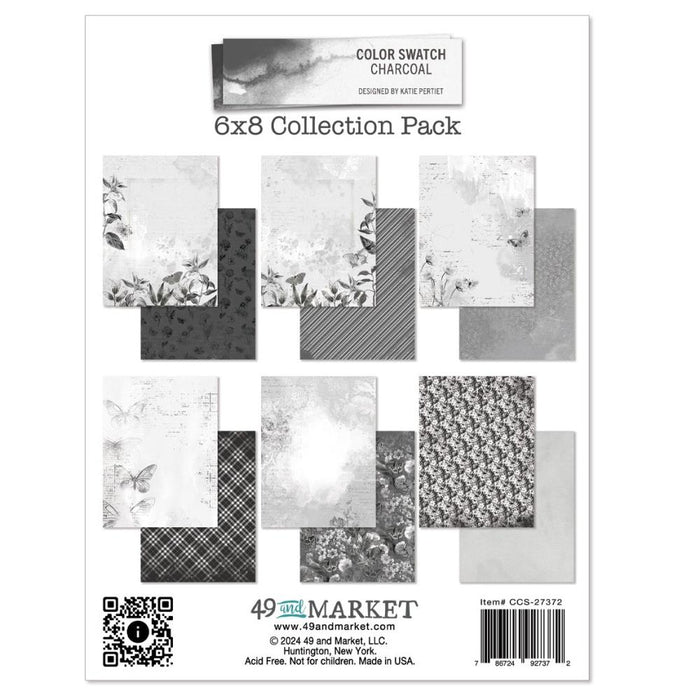 49 & Market Color Swatch Charcoal - 6x8 Collection Pack