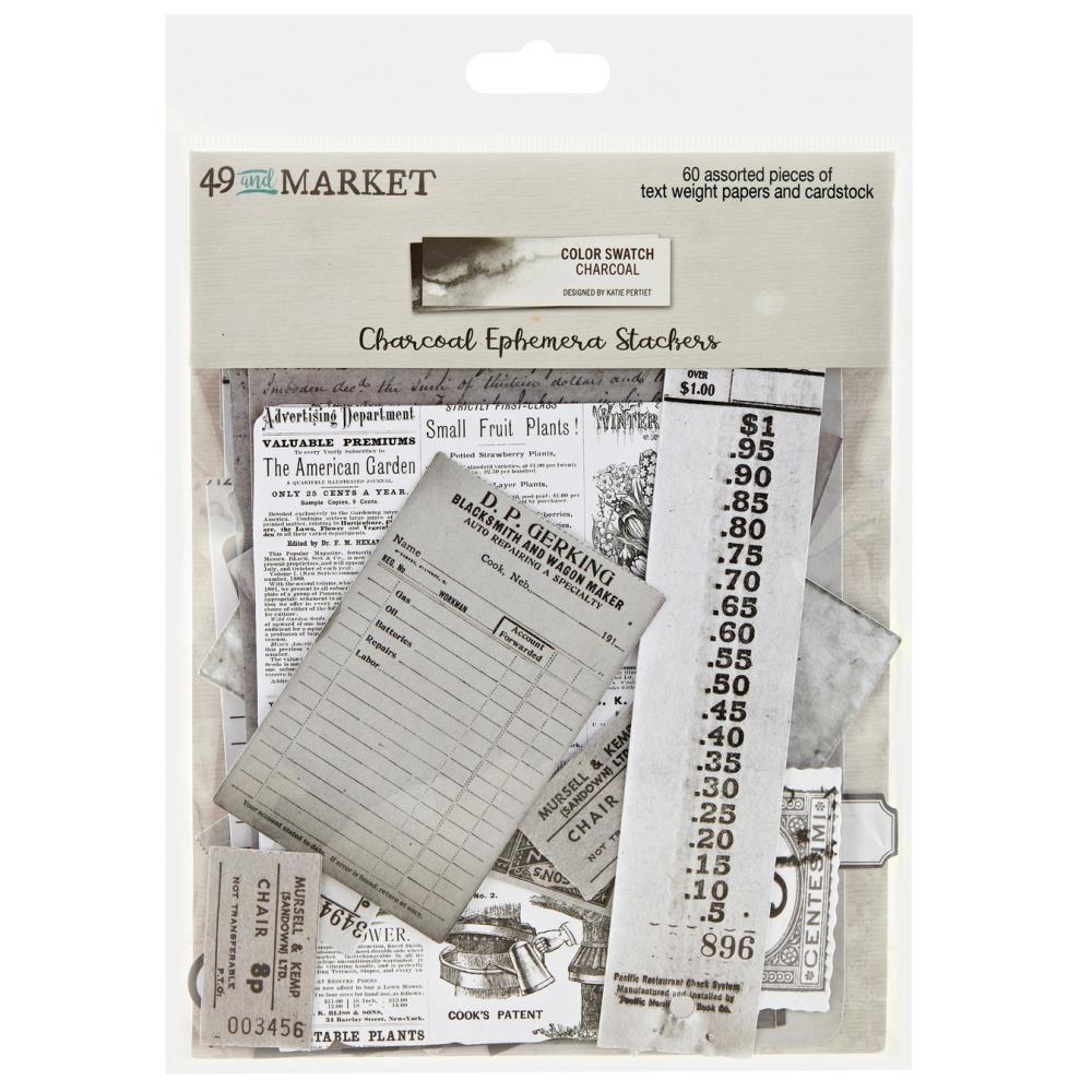 49 & Market Color Swatch Charcoal - Ephemera Stackers