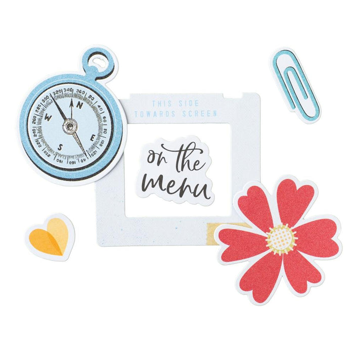 American Crafts Vicki Boutin Mixed Media - Ephemera Die Cuts Travel