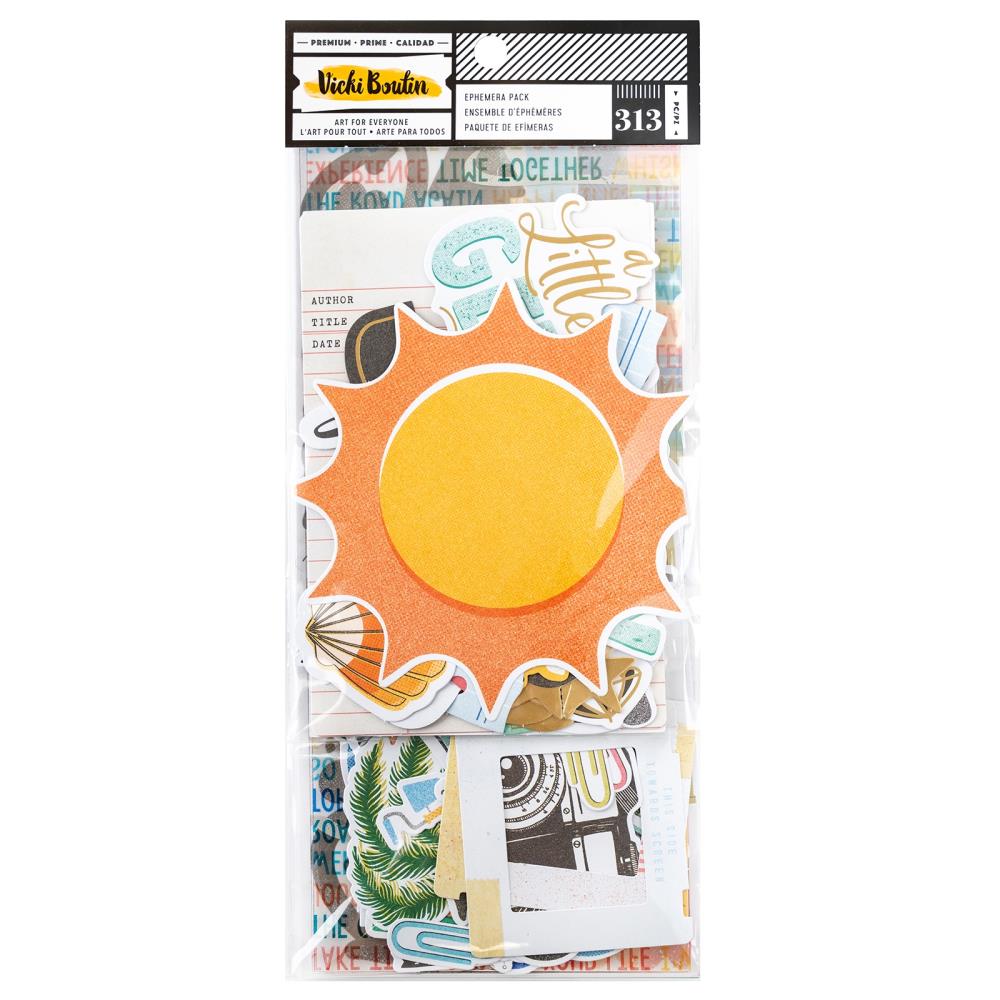 American Crafts Vicki Boutin Mixed Media - Ephemera Die Cuts Travel