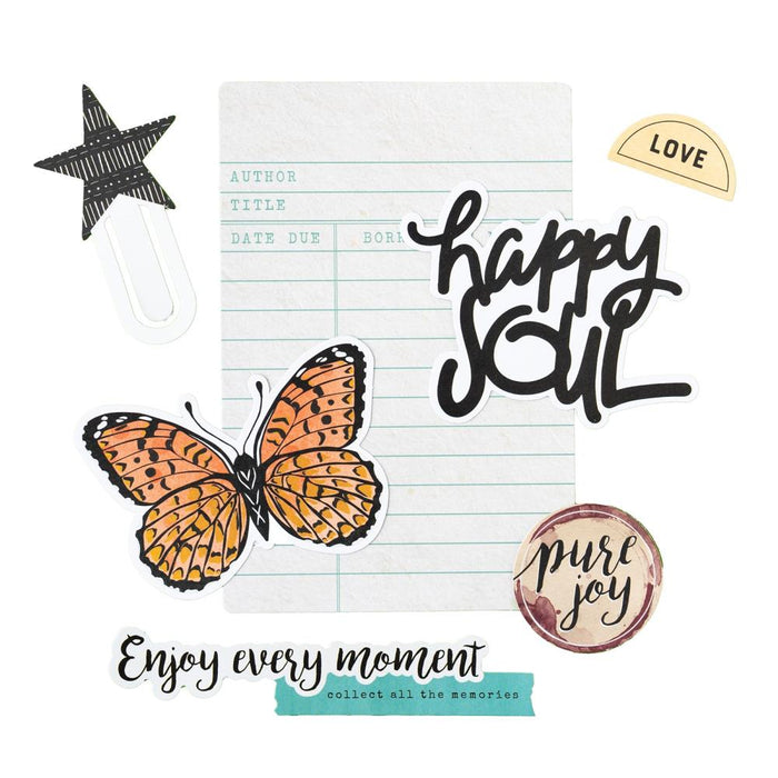 American Crafts Vicki Boutin Mixed Media - Ephemera Die Cuts Old Soul