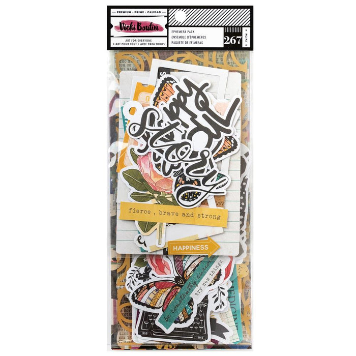 American Crafts Vicki Boutin Mixed Media - Ephemera Die Cuts Old Soul