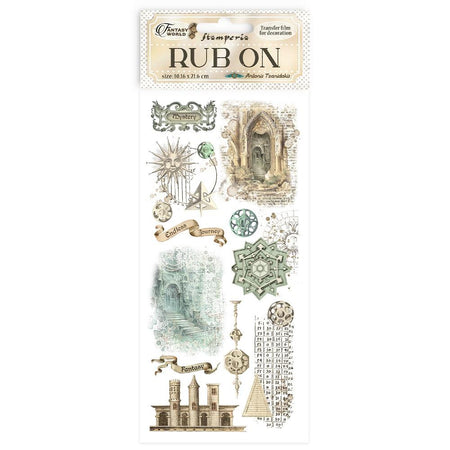 Stamperia Sir Vagabond In Fantasy World - Elements Rub-Ons