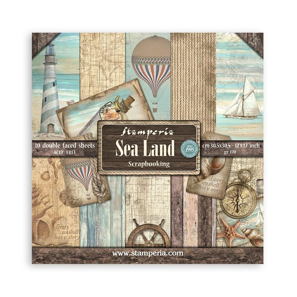 Stamperia Sea Land - 12x12 Paper Pack