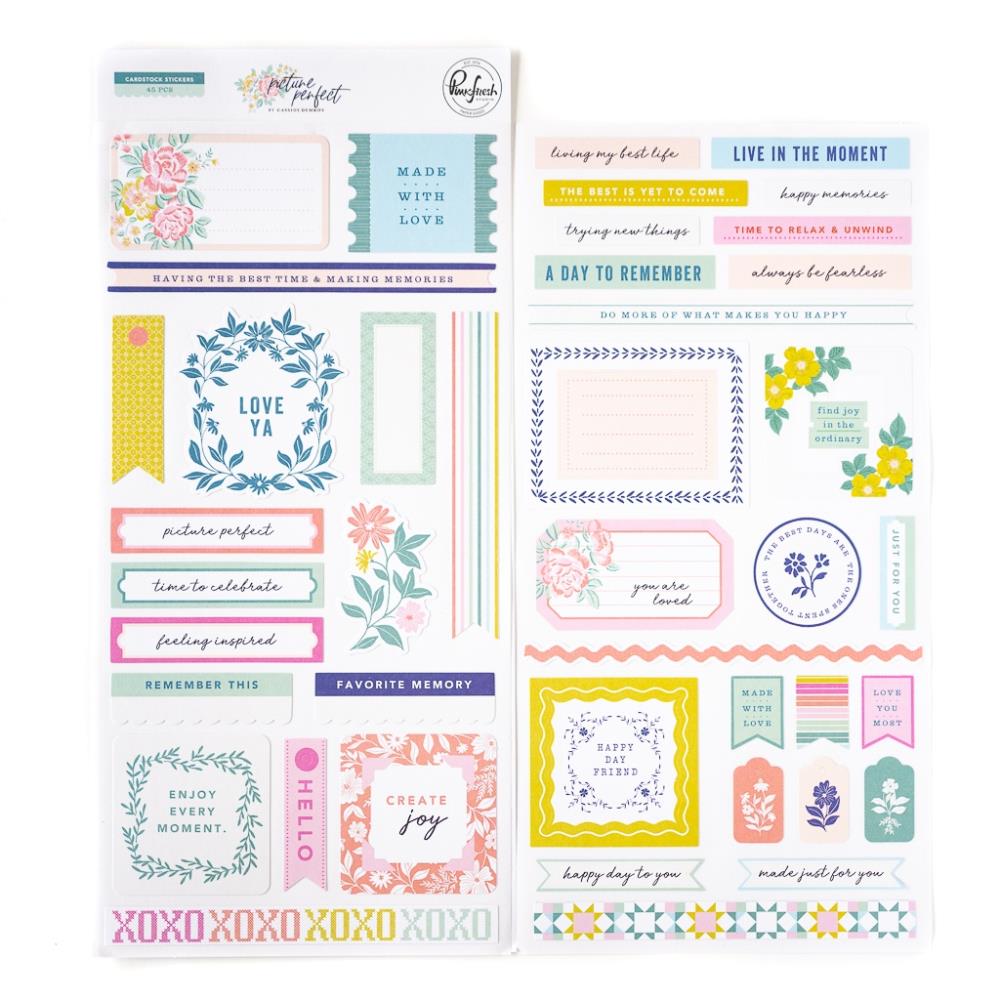 Pinkfresh Studio Picture Perfect - Cardstock Stickers