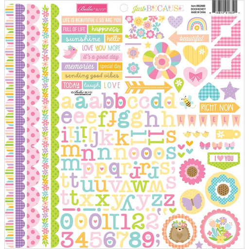 Bella Blvd Just Because - Doohickey Cardstock Stickers