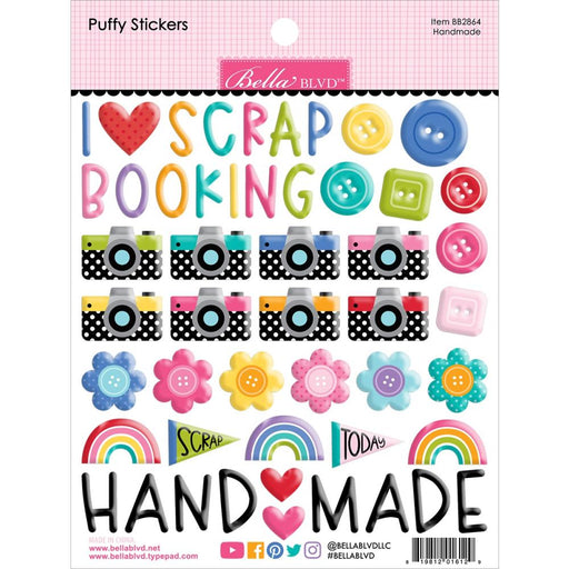 Bella Blvd Let's Scrapbook! - Handmade Puffy Stickers