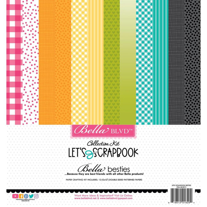Bella Blvd Let's Scrapbook! - Besties Collection Kit