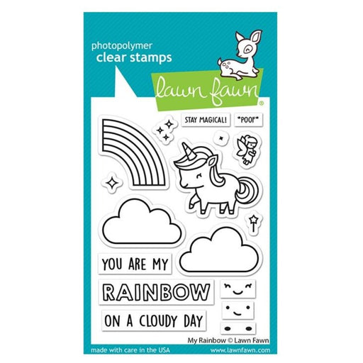 Lawn Fawn Clear Stamps - My Rainbow