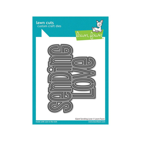 Lawn Fawn Craft Die - Giant Sending Love