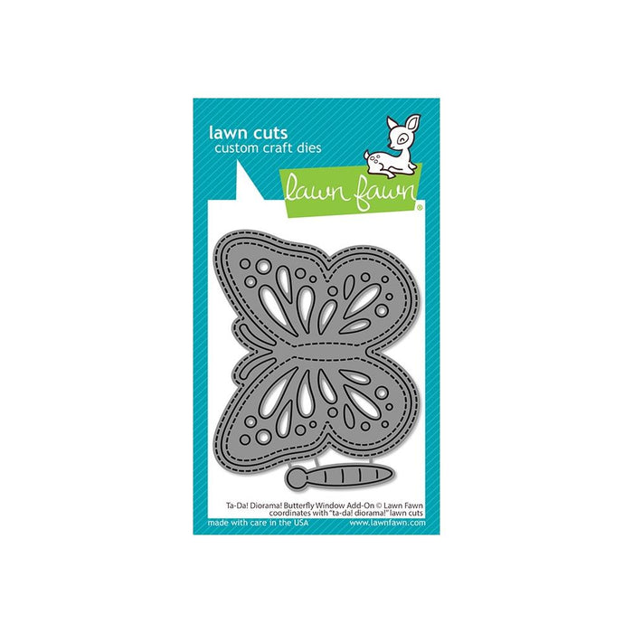 Lawn Fawn Craft Die - Ta-Da! Diorama! Butterfly Window