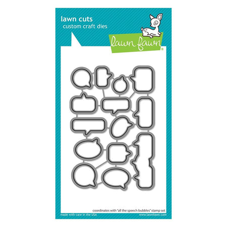 Lawn Fawn Craft Die - All The Speech Bubbles