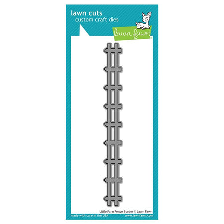 Lawn Fawn Craft Die - Little Farm Fence Border