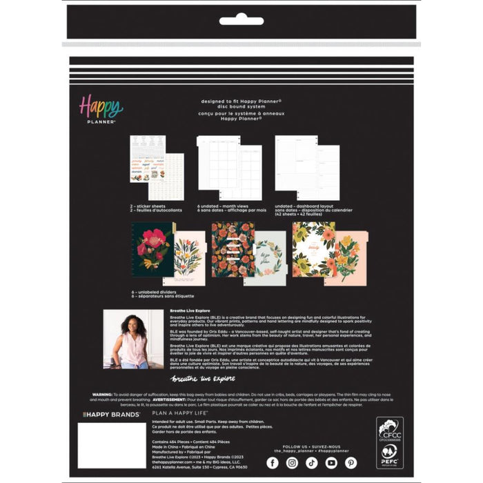 Me & My Big Ideas Happy Planner - Breathe, Live, Explore Big Extension Pack