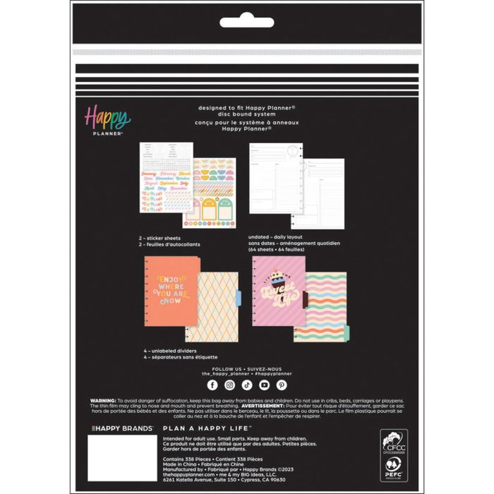 Me & My Big Ideas Happy Planner- Boardwalk Ice Cream Undated Calendar Extension Pack