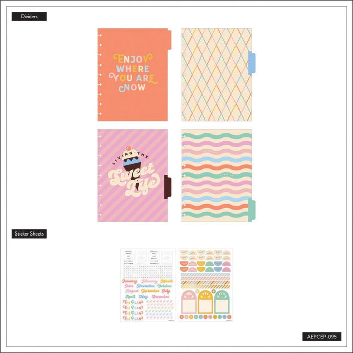 Me & My Big Ideas Happy Planner- Boardwalk Ice Cream Undated Calendar Extension Pack