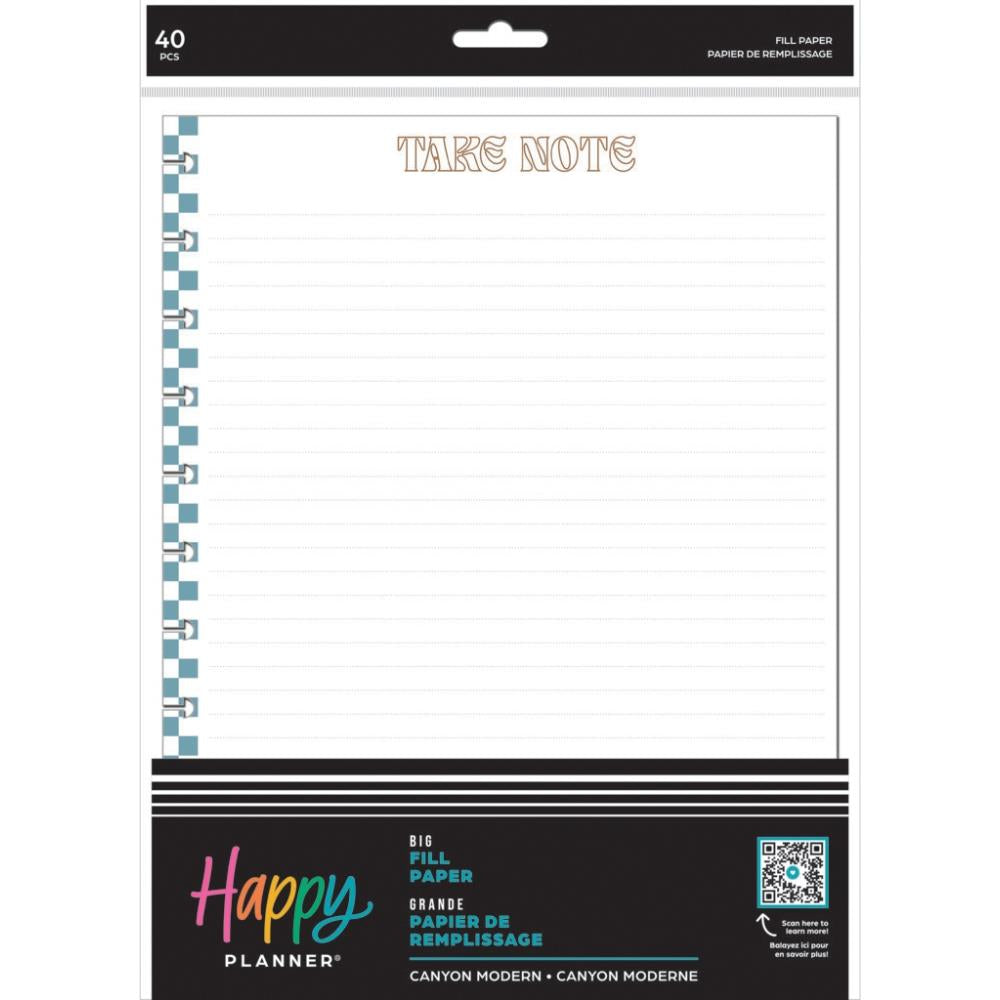 Planner Paper Design Frame Me & My Big Ideas Happy Planner - Canyon Modern Big Fill Paper — Papermaze