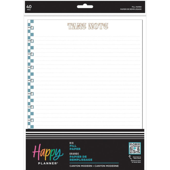 Me & My Big Ideas Happy Planner - Canyon Modern Big Fill Paper