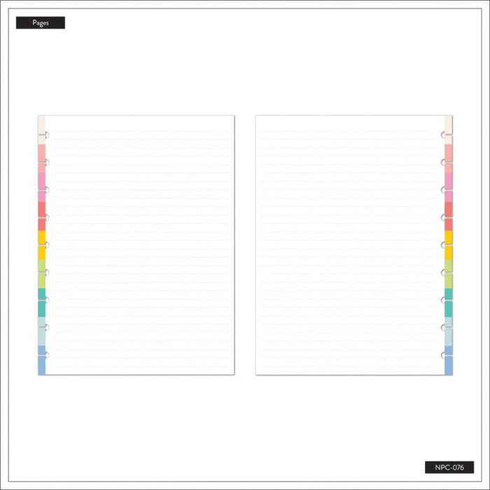 Me & My Big Ideas Happy Planner - Striped Notes Classic Notebook