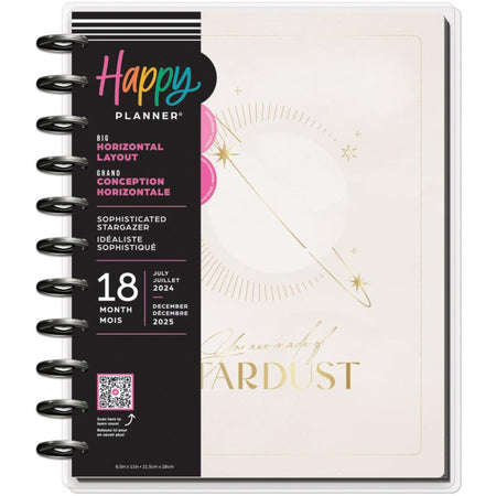 Me & My Big Ideas Happy Planner - Sophisticated Stargazer Big 18 Month Planner Jul 24 - Dec 25