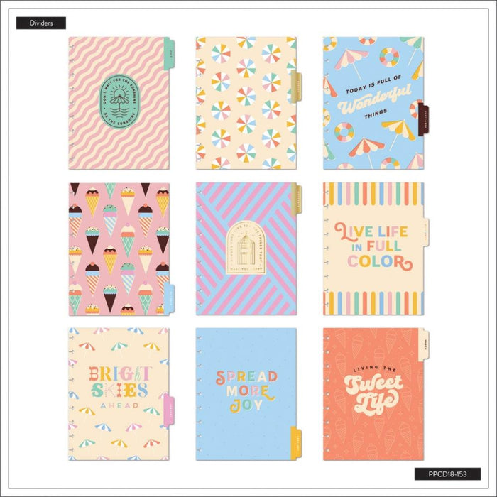 Me & My Big Ideas Happy Planner - Boardwalk Ice Cream 18 Month Classic Planner Jul 24 - Dec 25