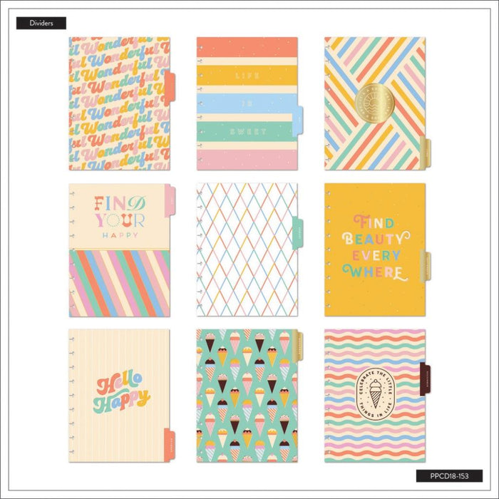 Me & My Big Ideas Happy Planner - Boardwalk Ice Cream 18 Month Classic Planner Jul 24 - Dec 25