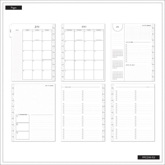 Me & My Big Ideas Happy Planner - Boardwalk Ice Cream 18 Month Classic Planner Jul 24 - Dec 25