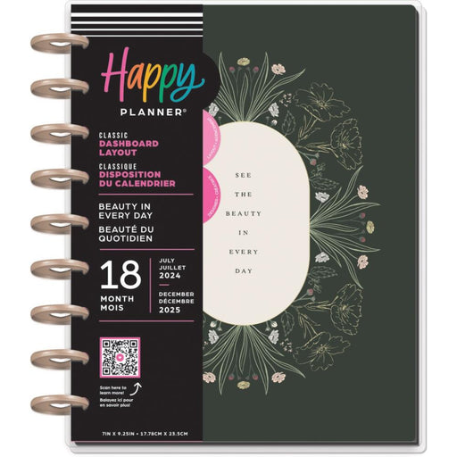 Me & My Big Ideas Happy Planner - Beauty In Everyday 18 Month Classic Planner Jul 24 - Dec 25