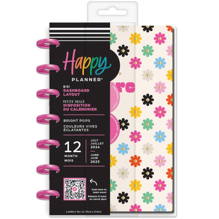 Me & My Big Ideas Happy Planner - Bright Pops Mini 12 Month Planner Jul 24 - Jun 25