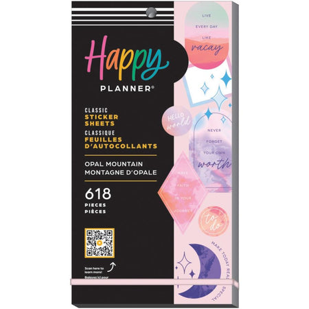 Me & My Big Ideas Happy Planner - Opal Mountain Sticker Value Pack