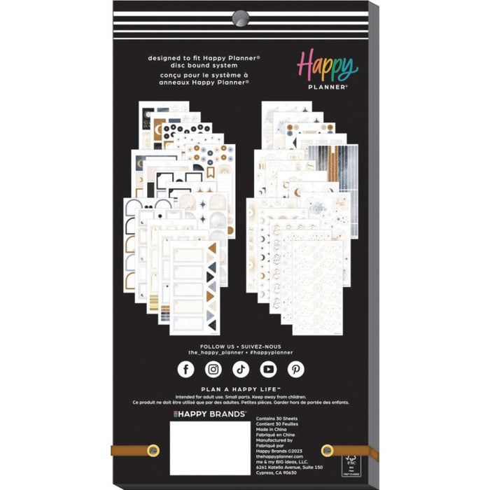 Me & My Big Ideas Happy Planner - Sophisticated Stargazer Mini Sticker Value Pack