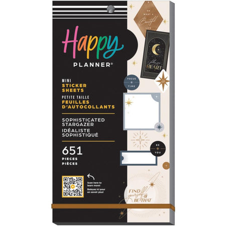 Me & My Big Ideas Happy Planner - Sophisticated Stargazer Mini Sticker Value Pack