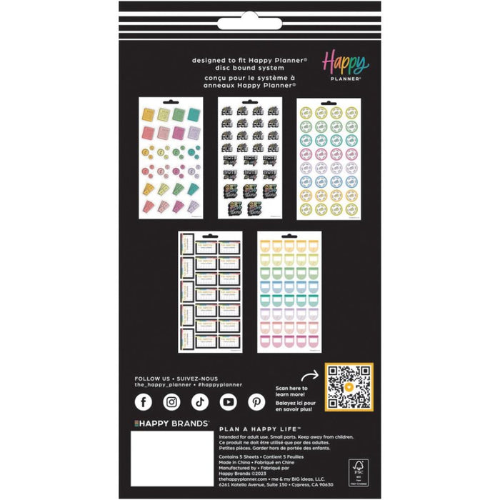 Me & My Big Ideas Happy Planner- Bright Budget Sticker Sheets