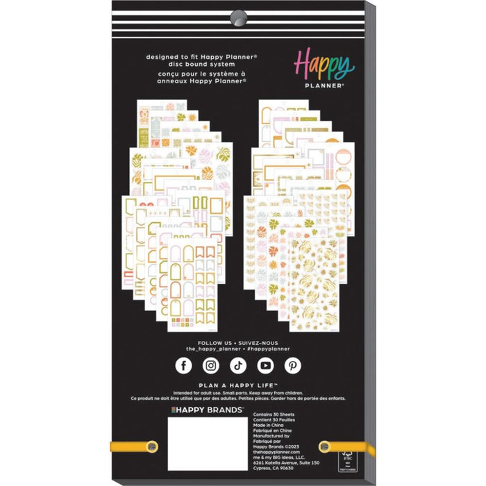 Me & My Big Ideas Happy Planner - Mini Desert Thistle Sticker Value Pack