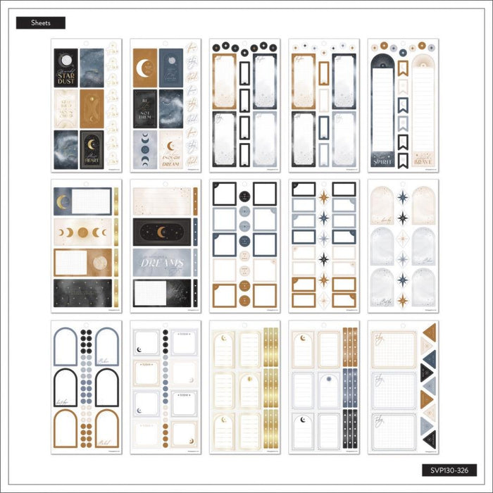 Me & My Big Ideas Happy Planner - Sophisticated Stargazer Sticker Value Pack