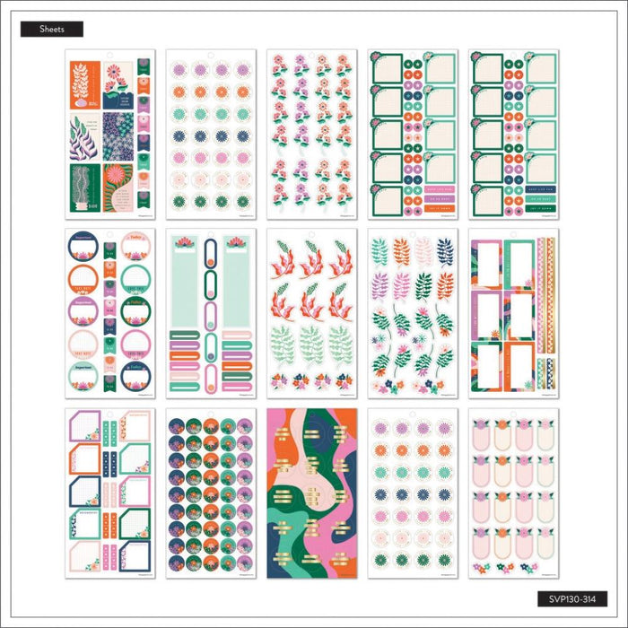 Me & My Big Ideas Happy Planner - Abstract Florals Sticker Value Pack